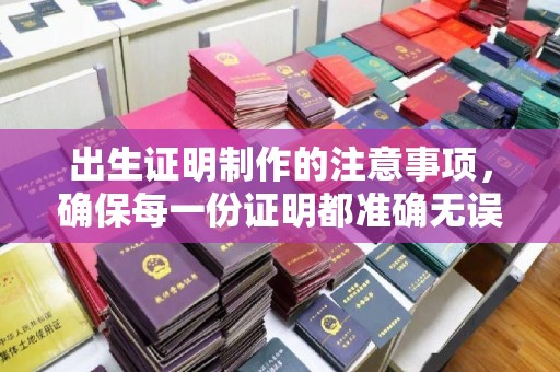 婺城出生证明制作的注意事项，确保每一份证明都准确无误